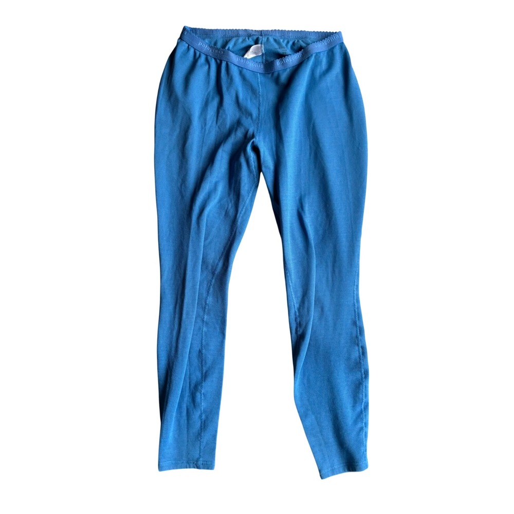 Patagonia Capilene Midweight Base Layer Leggings Blue Womens Large 44445F7